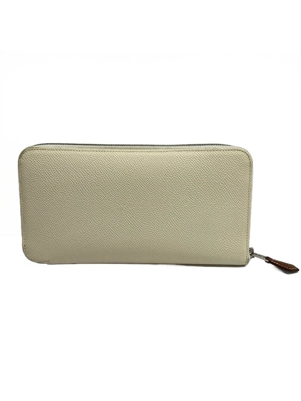 Hermes Wallet Azap Long Silk in Ivory Zip Around